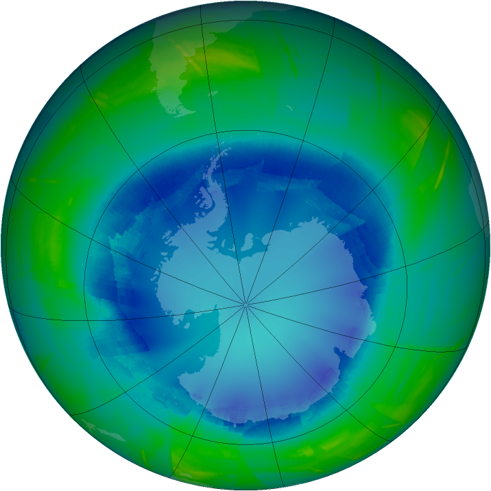 Ozone Map 2009-08-17